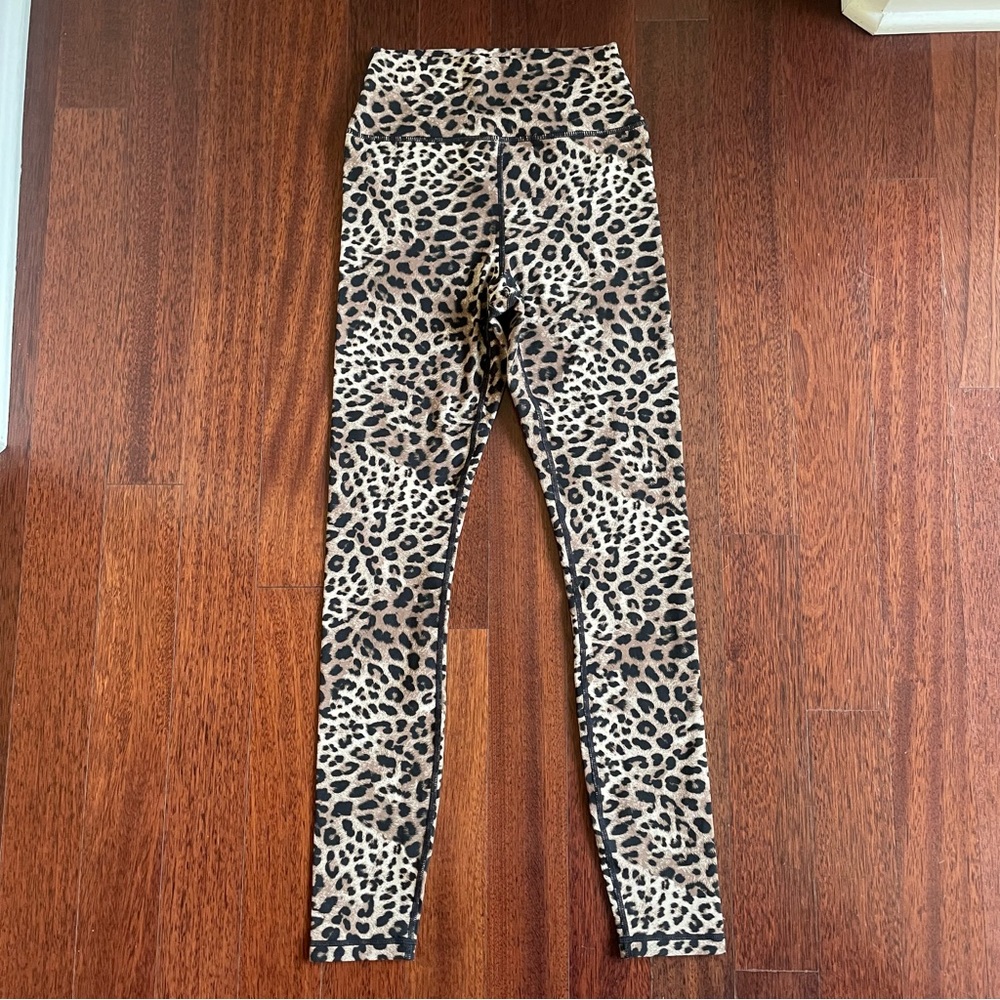 Spiritual Gangster Perfect High Waisted Leggings Leopard Animal Print Size Small - Picture 4 of 12